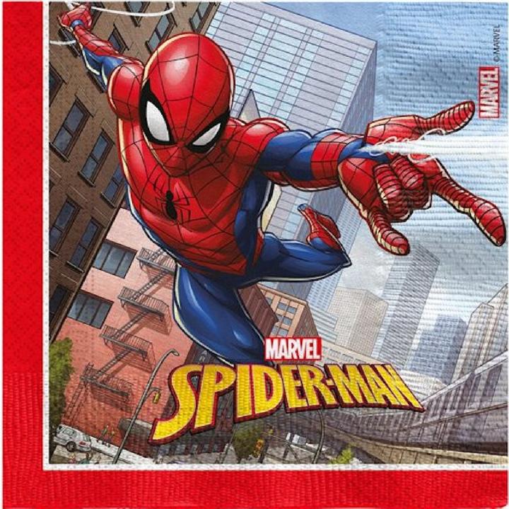 Spiderman Tovaglioli di carta (20 x, 33 x 33 cm)