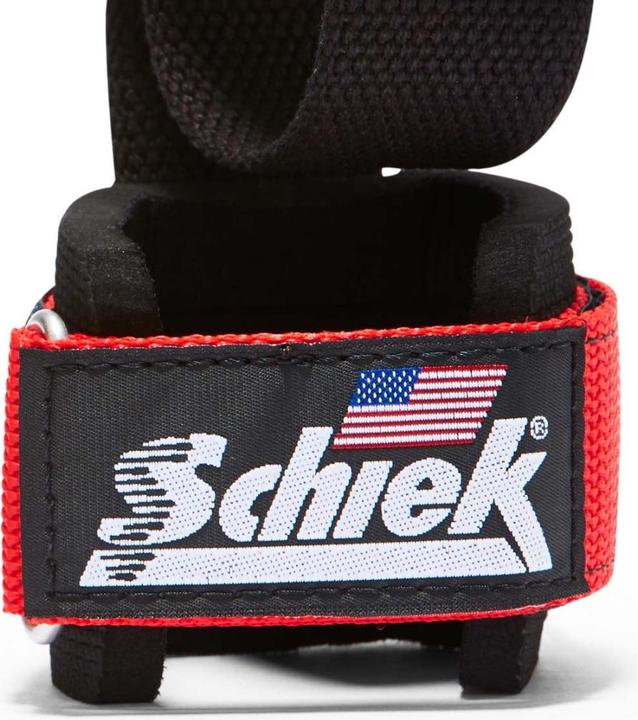 Actual product image Schiek Deluxe Lifting Straps 1000-PLS RED