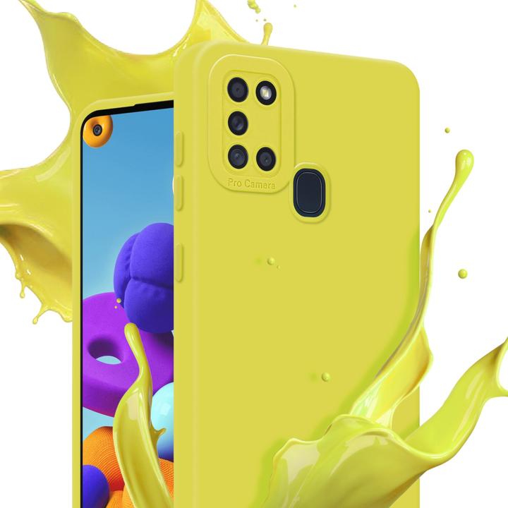 Actual product image Cadorabo Case for Samsung Galaxy A21s in TPU Fluid LM162 Style (Samsung Galaxy A21s)