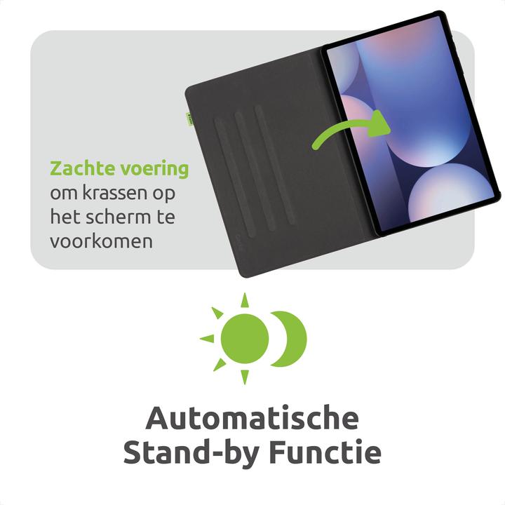 Immagine prodotto Gecko Covers Copertina del libro EasyClick Cactus Black (Galaxy Tab S10+)