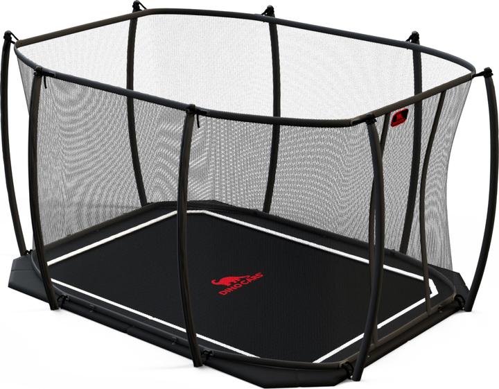 Dino Cars Trampoline Flat Level incl. safety net