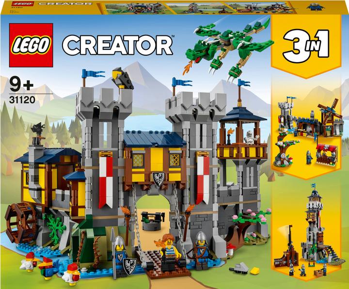 Immagine prodotto LEGO Castello medievale (31120, LEGO Creator 3-in-1, Set LEGO rari)