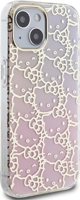 Image du produit Hello Kitty HKHCP15SHCHPEP iPhone 15 6.1" różowy/pink hardcase IML Gradient Electrop Crowded Kitty H (Apple iPhone 15, Apple iPhone 14, Apple iPhone 13)