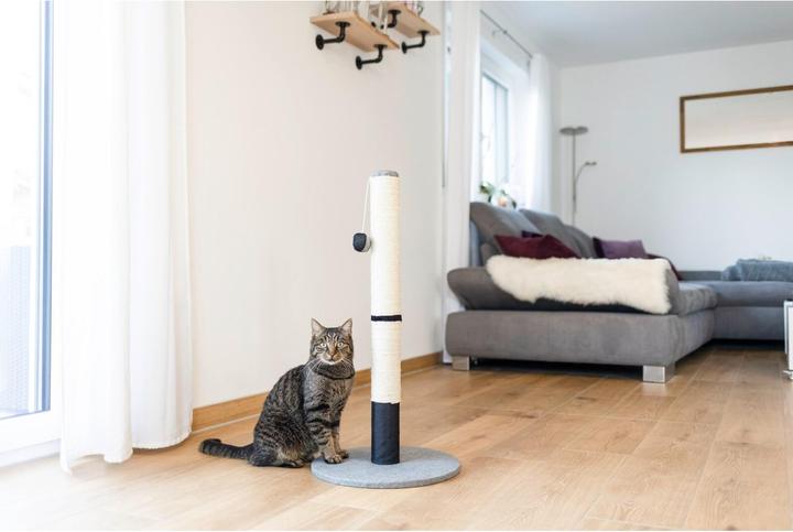 Image du produit Kerbl Colonne griffoir Opal Pro gris/noir 40x40x80cm (80 cm, Gris/Noir)