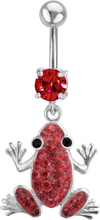 Bijouteria Bauchpiercing (Edelstahl, Silber 925, Kristall)