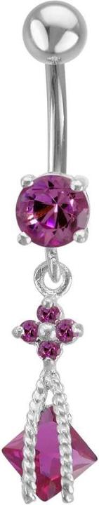 Bijouteria Bauchpiercing (Edelstahl, Silber 925, Zirkonia)