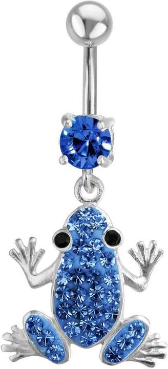 Bijouteria Bauchpiercing (Edelstahl, Silber 925, Kristall)