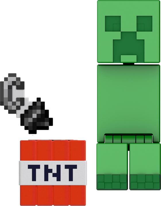 Actual product image Mattel Minecraft Creeper