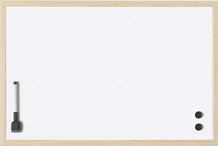 Image du produit Magnetoplan Tableau blanc avec cadre en bois (100 x 60 cm)