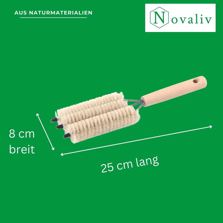 Produktbild Novaliv Heizkörperbürste Rippenheizkörper Heizungsbürste Heizkörper Reinigungsbürste 25x8x3cm IDEAL (1 Stk.)