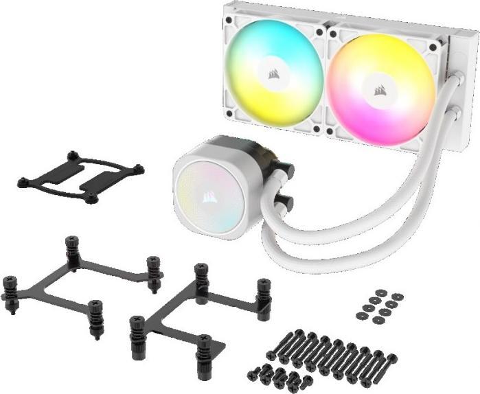 Immagine prodotto Corsair NAUTILUS 240 ARGB Bianco, Radiatore da 240 mm, Raffreddatore a liquido per CPU (120 mm)