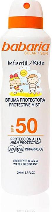 Babaria Kids Bruma Protectora Spf50 200ml Vaporizador (Sonnenspray, SPF 50, 200 ml)