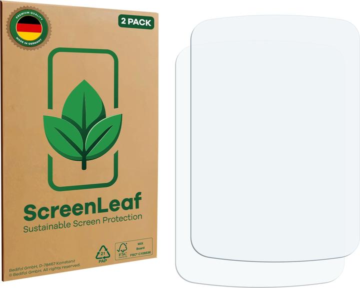 Actual product image ScreenLeaf Screen Protector sustainable Screen Protection, clear, anti-scratch