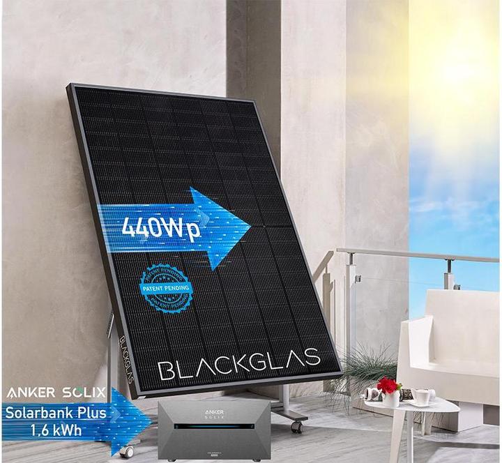 Actual product image Blackglas Solar system ECOzoomPRO 440 Wp (440 W)