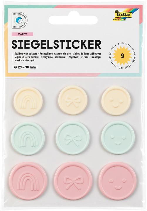 Produktbild Folia Siegel Sticker CANDY, 9 Stück