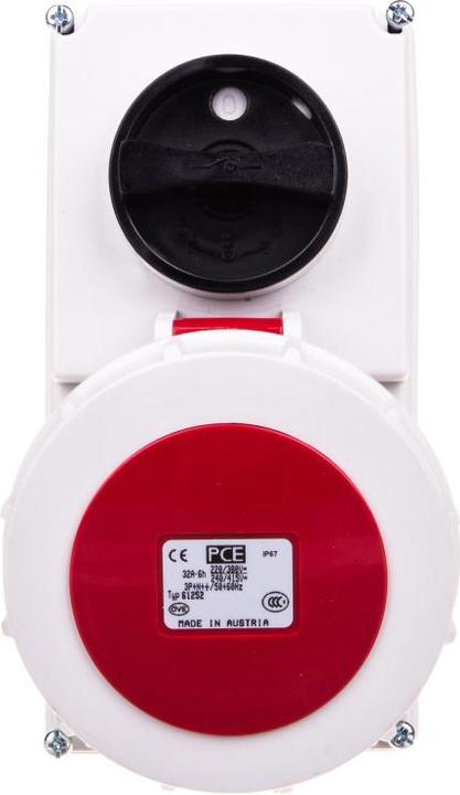 Image du produit PCE 61152-6 Prise murale interruptible 16A 5p 6h IP67