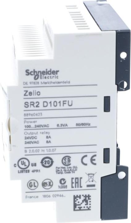 Actual product image Schneider Electric Compact basic PLC module,SR2D101FU 10i/o