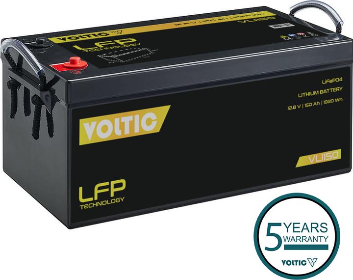 Produktbild Voltic VLI150 LiFePO4 Lithium Versorgungsbatterie (12.80 V, 150 Ah)