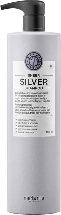 Produktbild Maria Nila Care & Style - Sheer Silver Shampoo (1000 ml, Flüssiges Shampoo)
