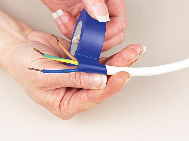 Actual product image Nitto INSULATING TAPE - BLUE - 19 mm x 10 m (19 mm)