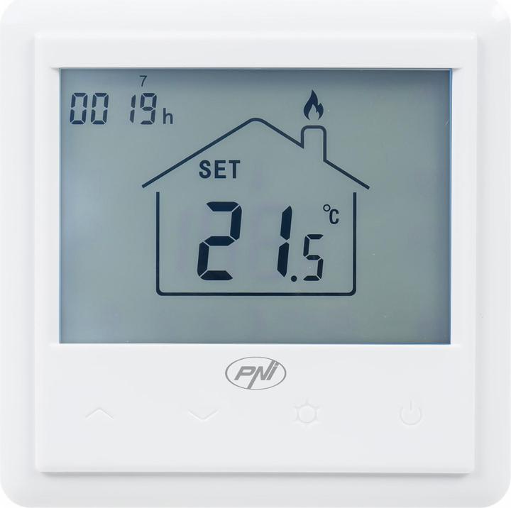 Immagine prodotto PNI Termostato intelligente da incasso CT25PW WiFi, controllo internet, riscaldamento dell'acqua a