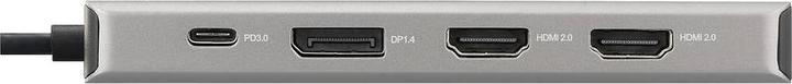 Produktbild Renkforce USB-C® Dockingstation RF-DKS-906 Passend für Marke Dockingstations: U (USB-C, 4 Ports)