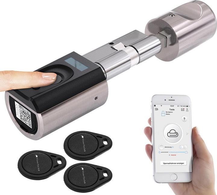 Produktbild VisorTech Elektronisches Haustürschloss (Fingerabdruck)