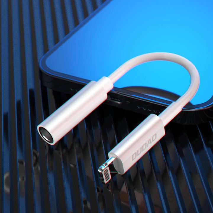 Actual product image Dudao Audio Adapter L16i (Lightning, 3.5mm jack)