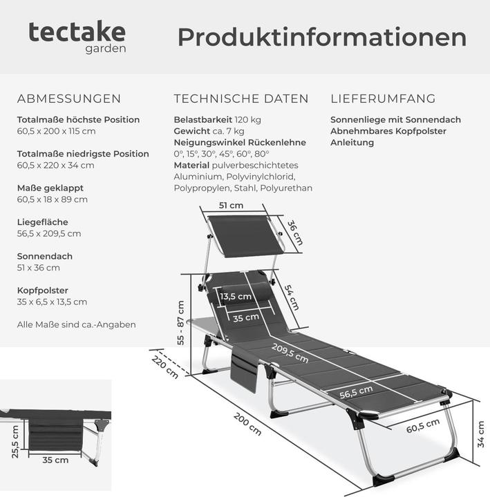 Immagine prodotto tectake Lorella (200 cm)