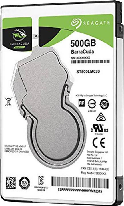 Produktbild Seagate Interne Festplatte 6.35 cm (2.5 Zoll) (0.50 TB, 2.5")