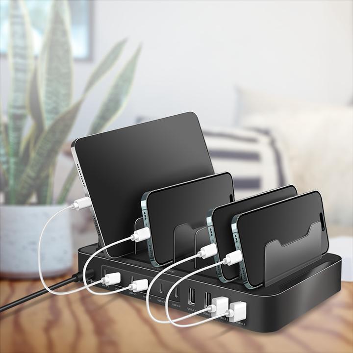 Actual product image LogiLink USB-C charging station (120 W)