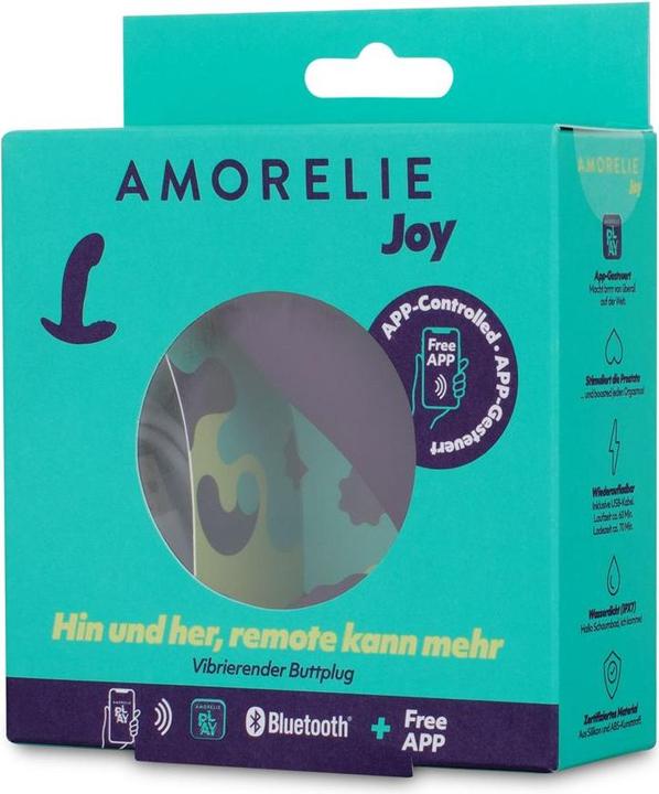 Image du produit Amorelie Vibromasseur Shuffle contrôlé par l'application Point G & Anal