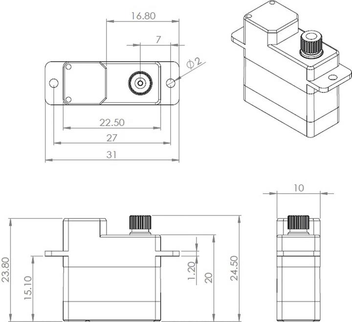 Image du produit Mks Servo numérique DS450