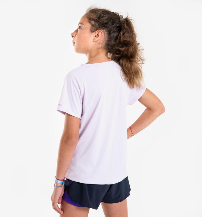 Actual product image Kiprun Laufshirt kurzarm Mädchen atmungsaktiv - Dry+ 500 lila (164)