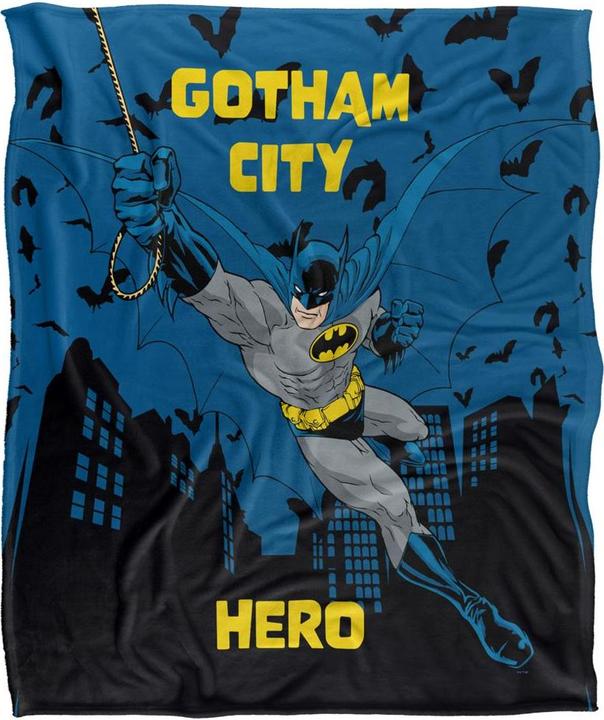 Produktbild Batman Decke Gotham City Hero (152 x 127 cm)