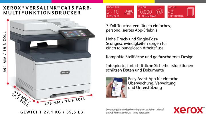Produktbild Xerox VersaLink C415DN (Laser, Farbe)
