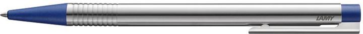 Lamy Kugelschreiber 205 logo, nachfüllbar, blauschreibende Grossraummine, matt in diversen Farben (Silber, 1 x)