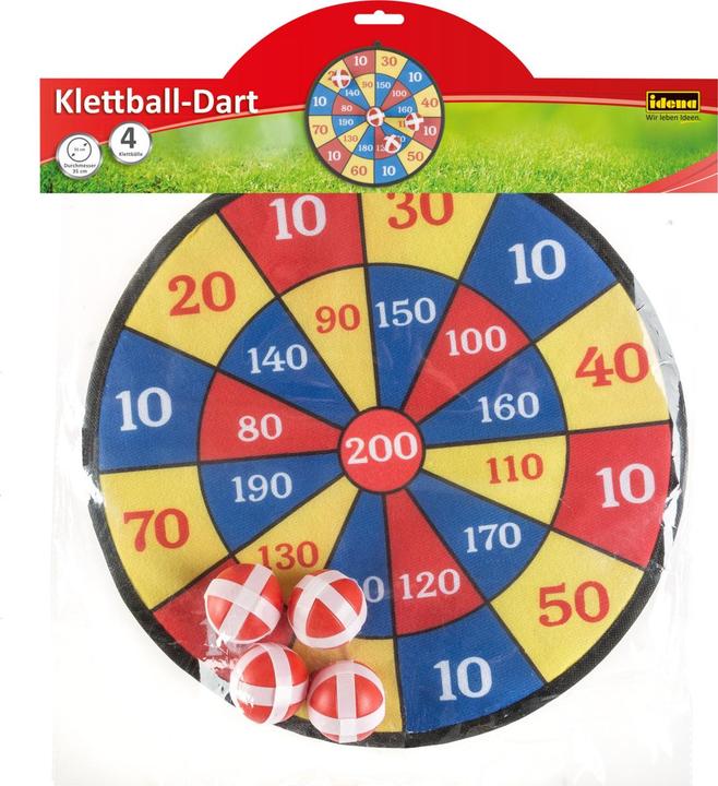 Actual product image Idena Velcro ball dart game w. 4 velcro balls, ca.35cm