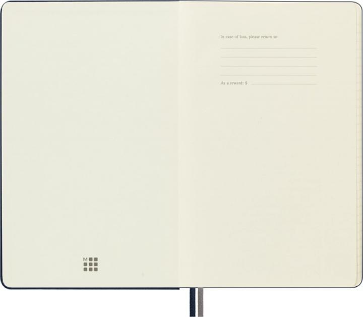 Actual product image Moleskine Notebook HC L/A5 (Lined, Hardcover)