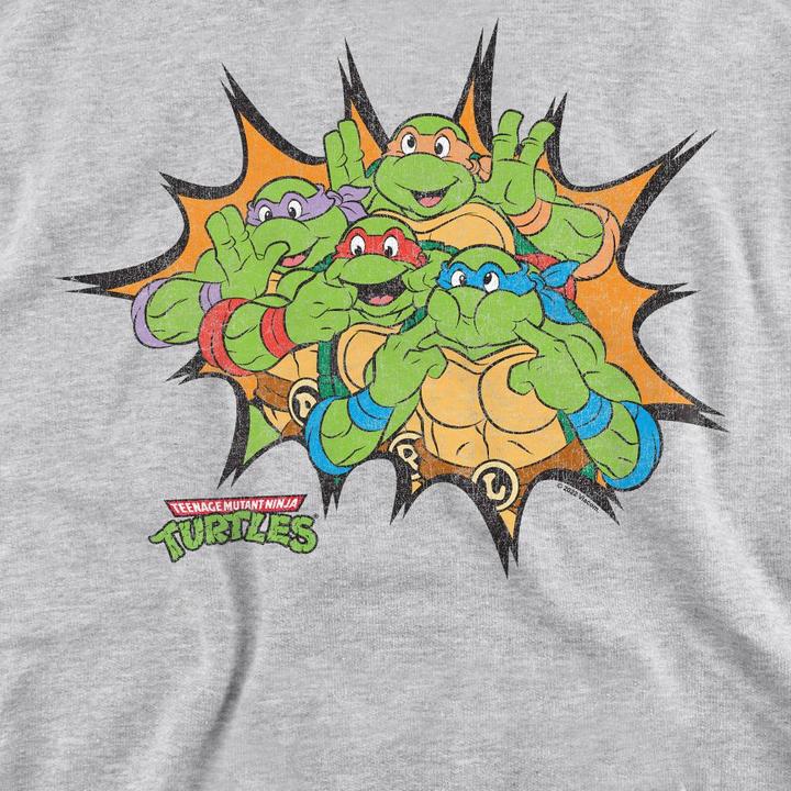 Immagine prodotto Teenage Mutant NT Funny Face Felpa Tartarughe Adulto Unisex (M)