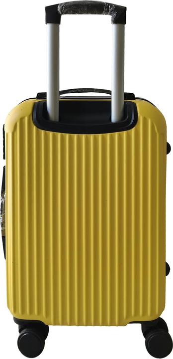 NTK-Collection Hartschalenkoffer 4er-Set Frenzi Gelb (115 l, Handgepäck (bis 50l), M (50 - 90l), L (90 - 115l), XL (ab 115l))