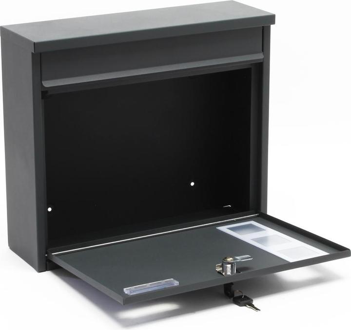 Actual product image Wiltec Mailbox Set Stand Letterbox V12 Single Postbox Letter Mail