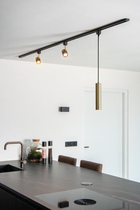 Immagine prodotto Lucide Pendente TRACK FLORIS - Sistema a binario - 1xGU10 - Oro opaco / ottone 09955/01/02 (GU10)