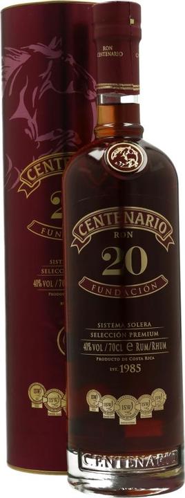 Produktbild Ron Centenario FundaciÃ³n 20 Years Old Premium Rum (1 x 70 cl)