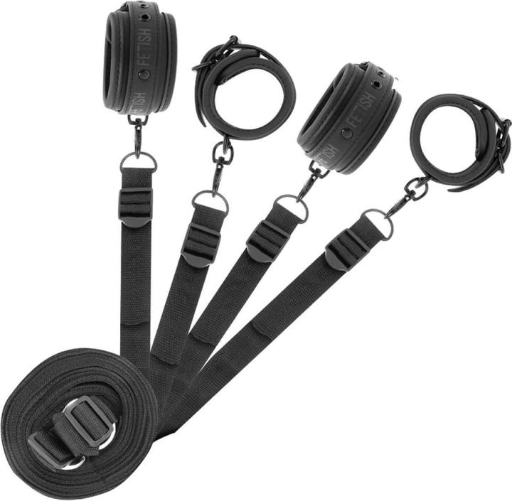 Actual product image Fetish submissive Bondage Set for Arms and Legs "Cuff And Tether