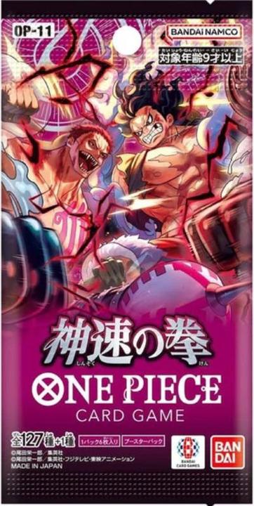 Immagine prodotto One Piece A Fist of Divine Speed Booster Box OP-11 - Card Game - JP (Giapponese, Display del booster)