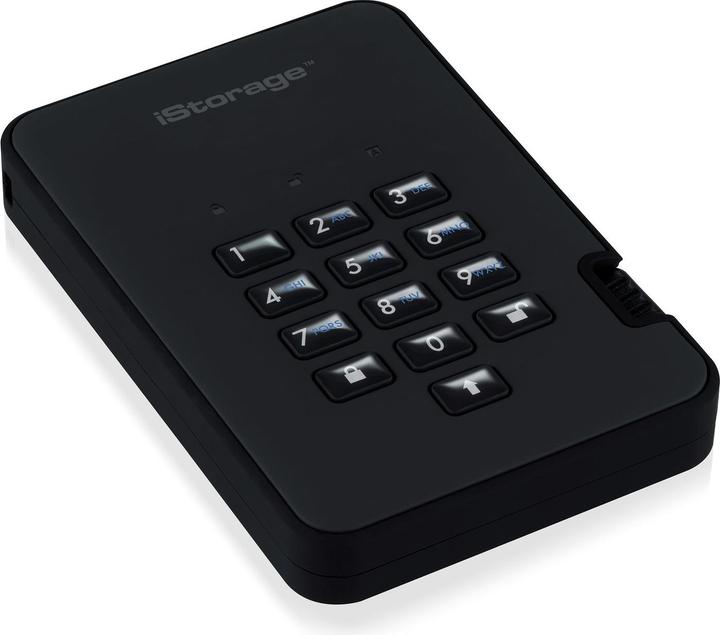 Produktbild iStorage diskAshur² - Festplatte - verschlüsselt - 5 TB - extern (tragbar) (5 TB)