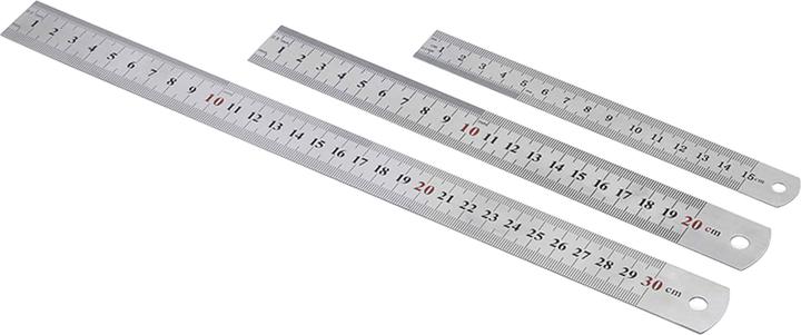 Sintron Steel RulerSet 152030 cm Tools (207909 cm)