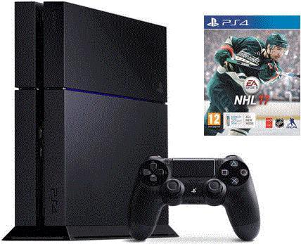 Sony Playstation 4 500GB + NHL 17, châssis C
