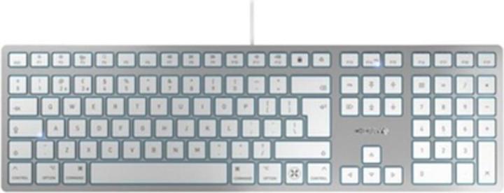 CHERRY TAS KC 6000 C FOR MAC Corded US-Layout silver/white (US, Cable)